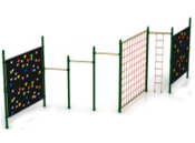 Climber,Pull-Up and Net Ladder Station